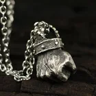 Винтажные готические кулоны кулак крест ожерелье крутые уличные стильные ожерелья для мужчин и женщин необычные цепочки для шеи Панк ювелирные изделия подарок