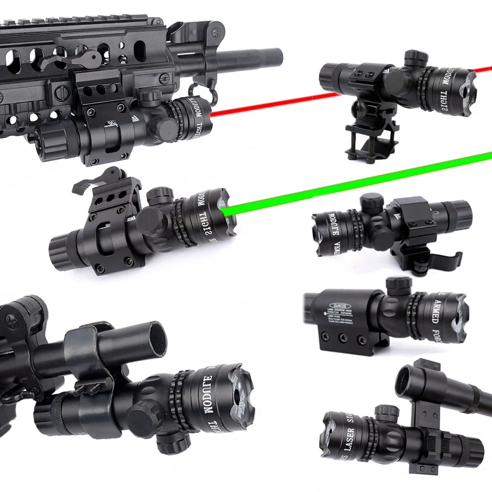 Лазерный прицел Cree Green Red Dot новый тактический с регулируемым переключателем