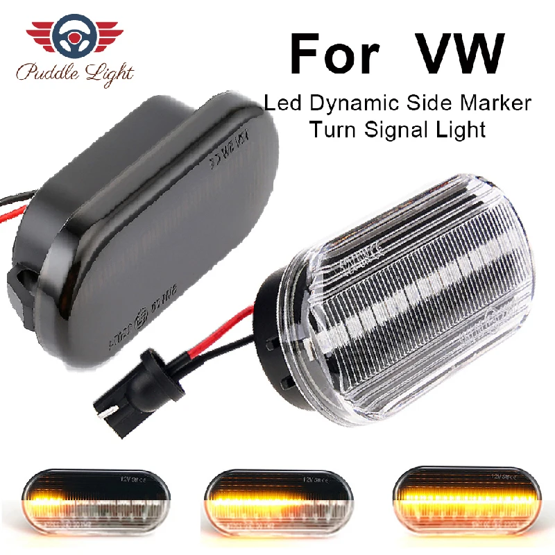 Led Dynamic Side Marker Turn Signal Light For VW Golf 3 4 Fox T5 Caddy Passat Polo Bora Beetle Lupo Sharan Vento Indicator Lamp