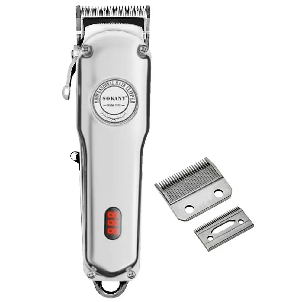 Цельнометаллическая профессиональная машинка для стрижки волос электрический