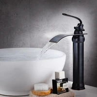 basin faucet black bronze brass lamp style bathroom sink faucet single handle deck vintage wash mixer tap crane