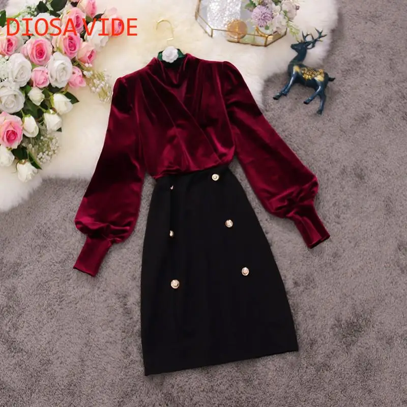 Женская бархатная короткая юбка с прострочкой новинка зимы 2020 универсальное