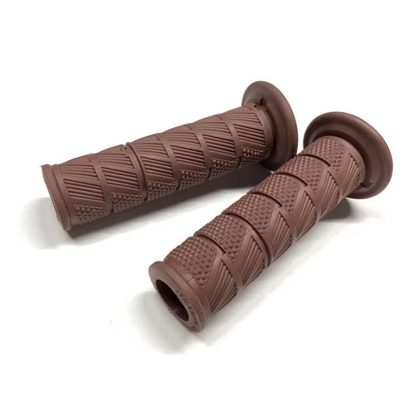 1 пара универсальные мотоциклетные Нескользящие рукоятки Cafe Racer руль дроссельной