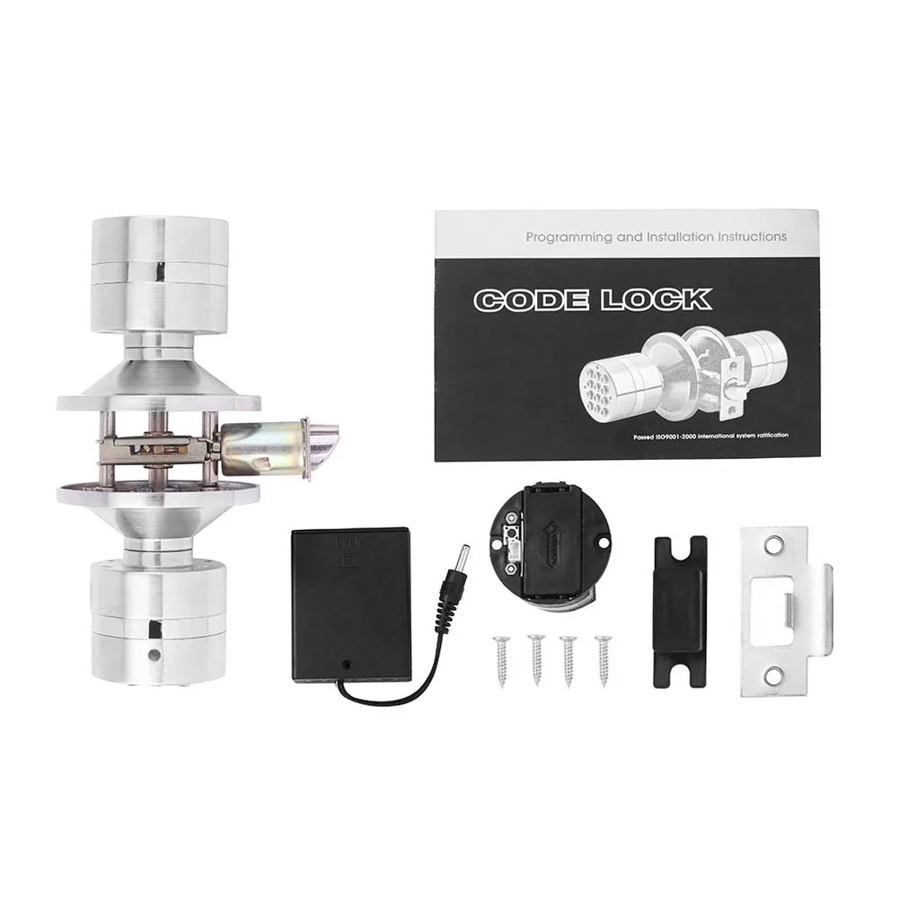 

Keyless Entry Hotel Home Ball Shape With Keyboard Safe Electronic Easy Install Security Hardware Digital Door Lock Password