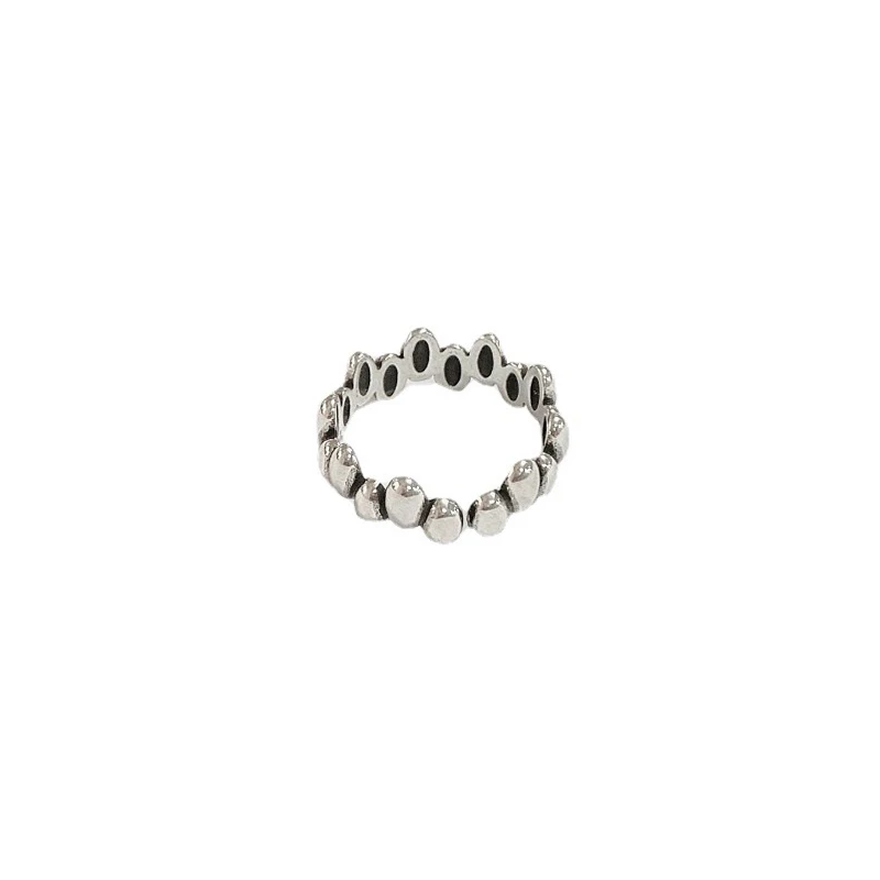 

XUFAN Copper Alloy Rings Irregular Shape Oval Rings for Women Retro Combination Rings Wholesale Girl Party Gift Accessories