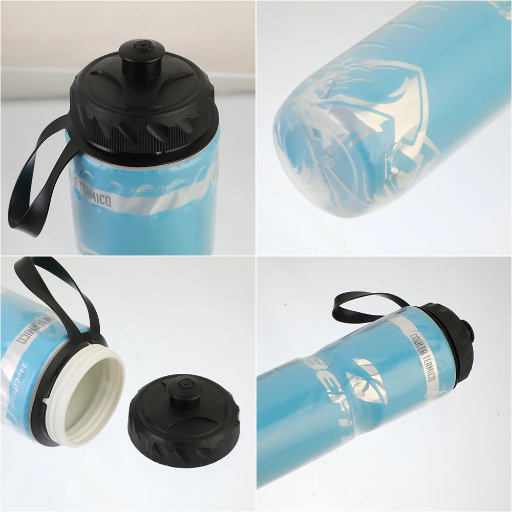 

Water Bottle for Bicycle Outdoor Bike Cycling Bottle Sport Equipment Dual Layer Thermal Keep Hot Cold Sport Water Bottle 710ML