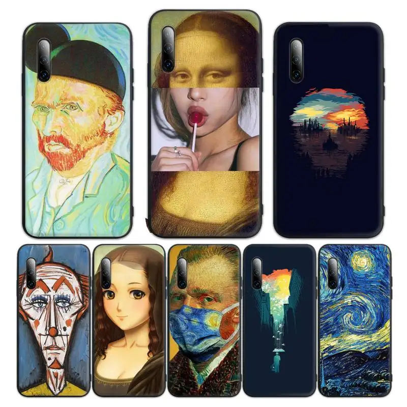 

Mona Lisa funny Spoof Art Phone Case for OPPO R9S R11 PLUS R17 R15 PRO Realme C3 2 3 5 6 PRO cover founds