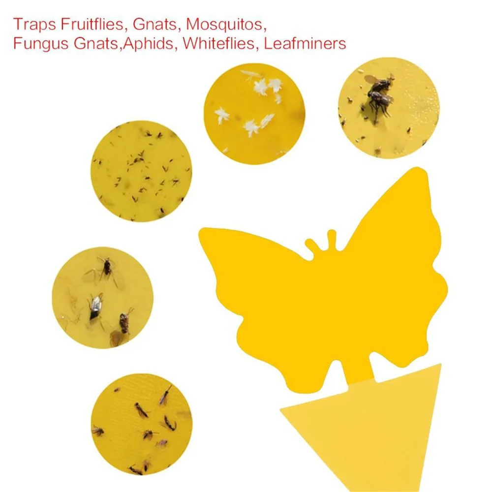 В переменного тока 50 100 шт. сильный летать ловушки насекомых липкая ловушка для