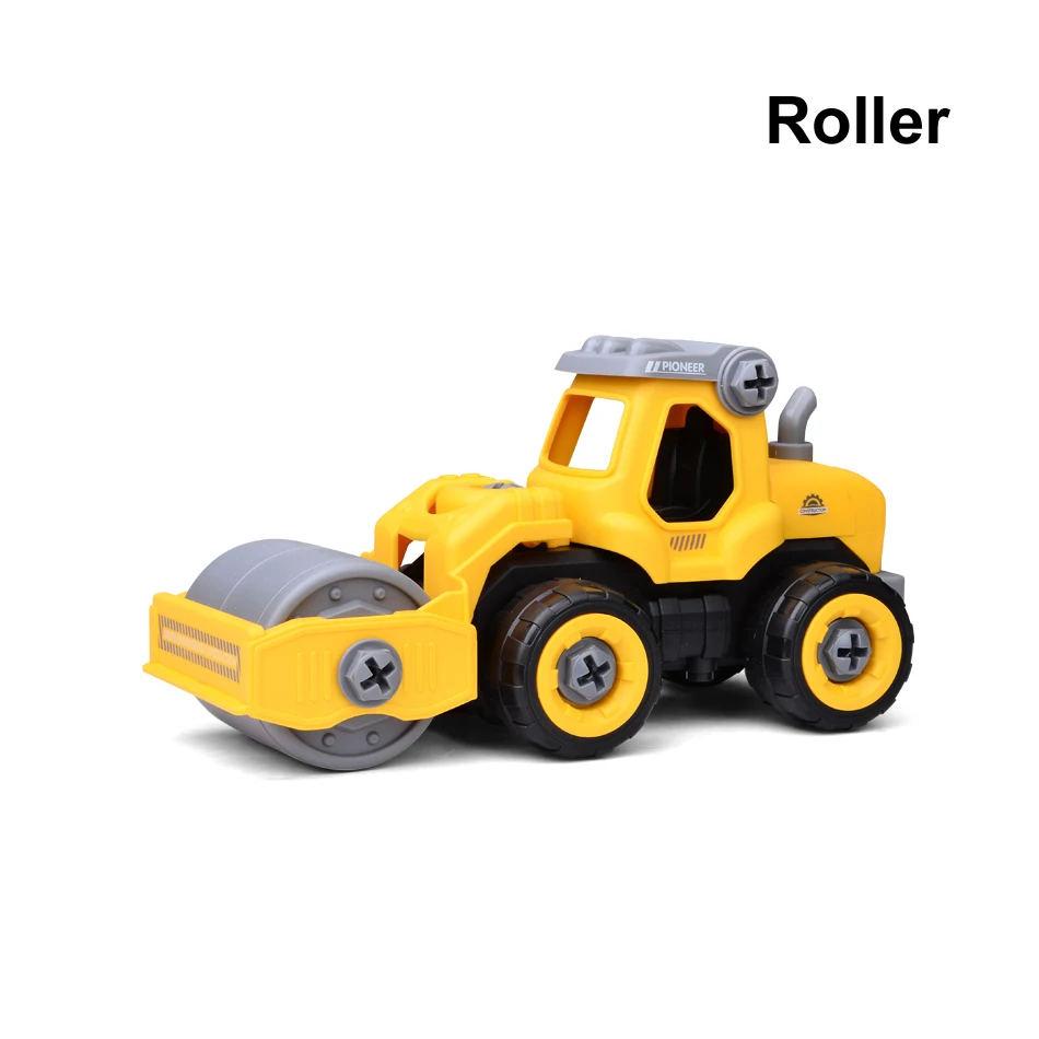 DIY Engineering Inertial Technic Car Tipper Mixer Crane Bulldozer Excavator Truck Puzzle Building Blocks Bricks Construction Toy | Игрушки и