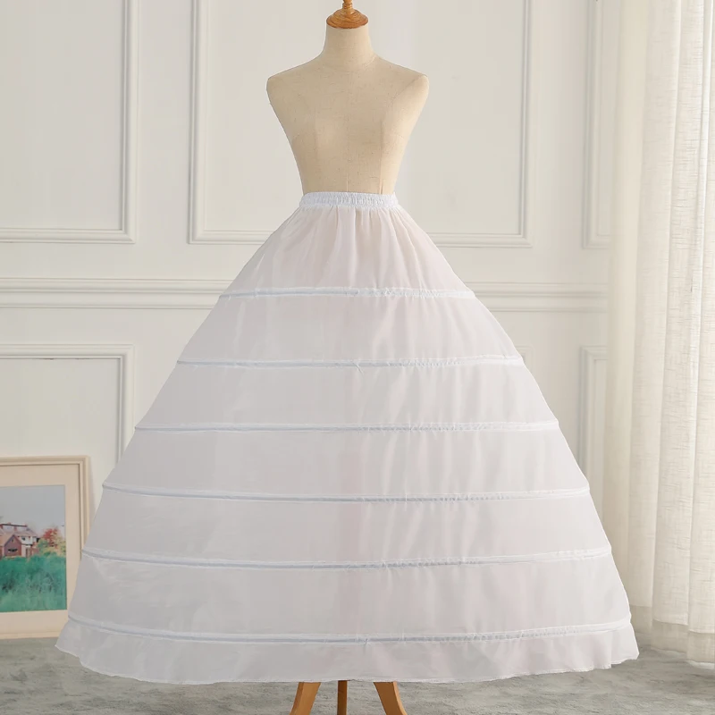 

Аксессуары для свадьбы, надувания, Vestido de bola long, enagua de Crinoline, 6 faldas de aros, enaguas в наличии