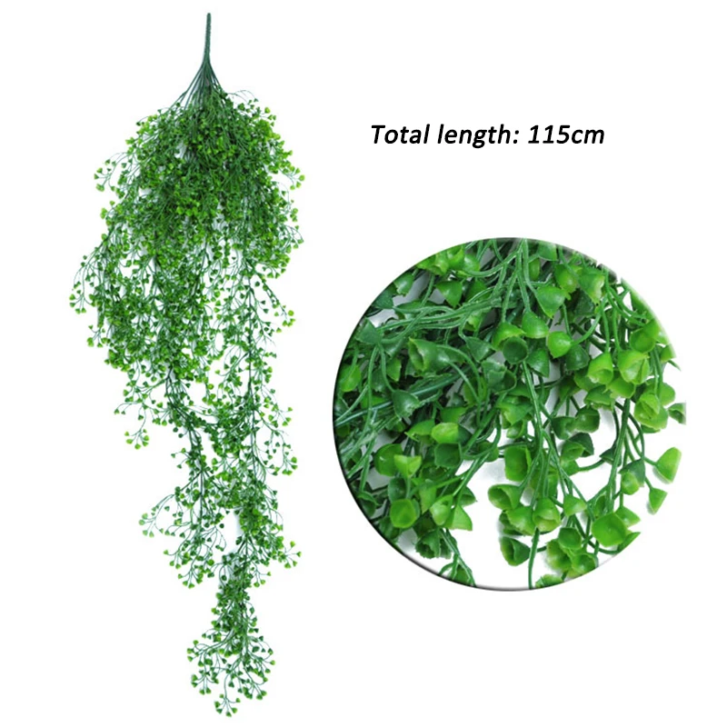 Пластиковый искусственный цветок из ротанга искусственное растение настенная