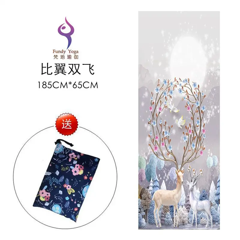 Sweat absorbing antiskid Yoga towel thickened blanket silicone Mat Towel outdoor fitness | Спорт и развлечения