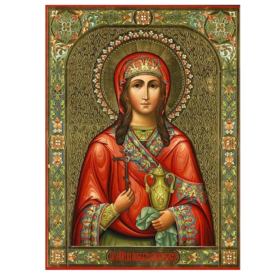 Алмазная мозаика прекрасная икона анастазии советника 5d алмазная живопись