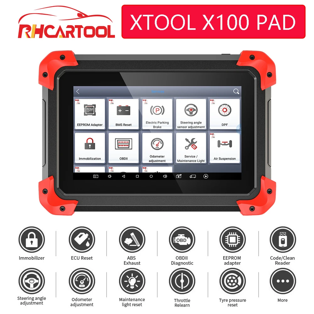 Автомобильный диагностический инструмент OBD2 XTOOL X100 PAD PRO2 программатор ключей