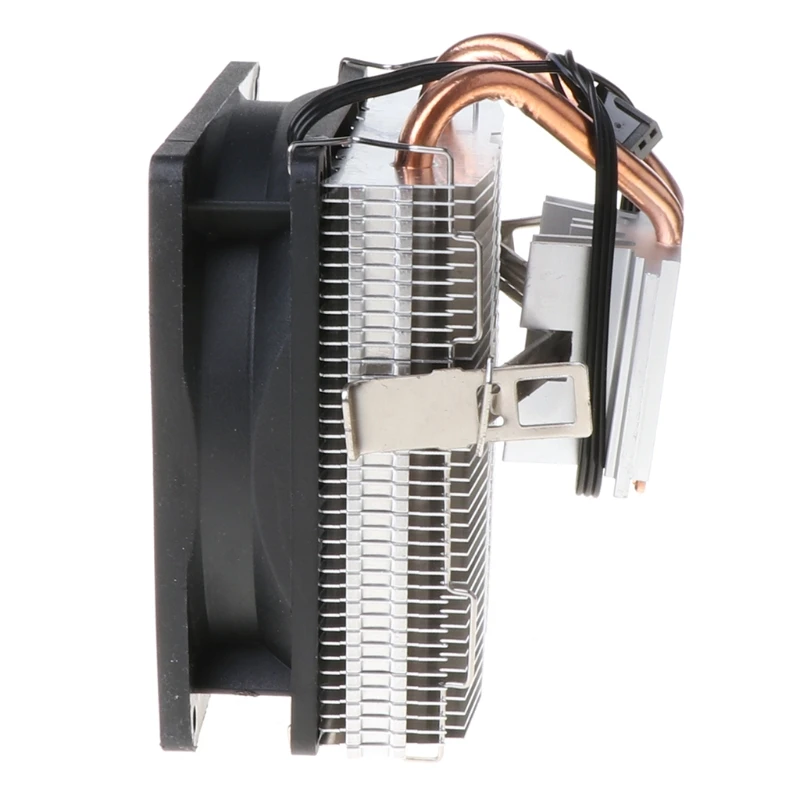 Процессор кулер 2 Медь тепловых трубок 3Pin Вентилятор охлаждения с 5 цветов