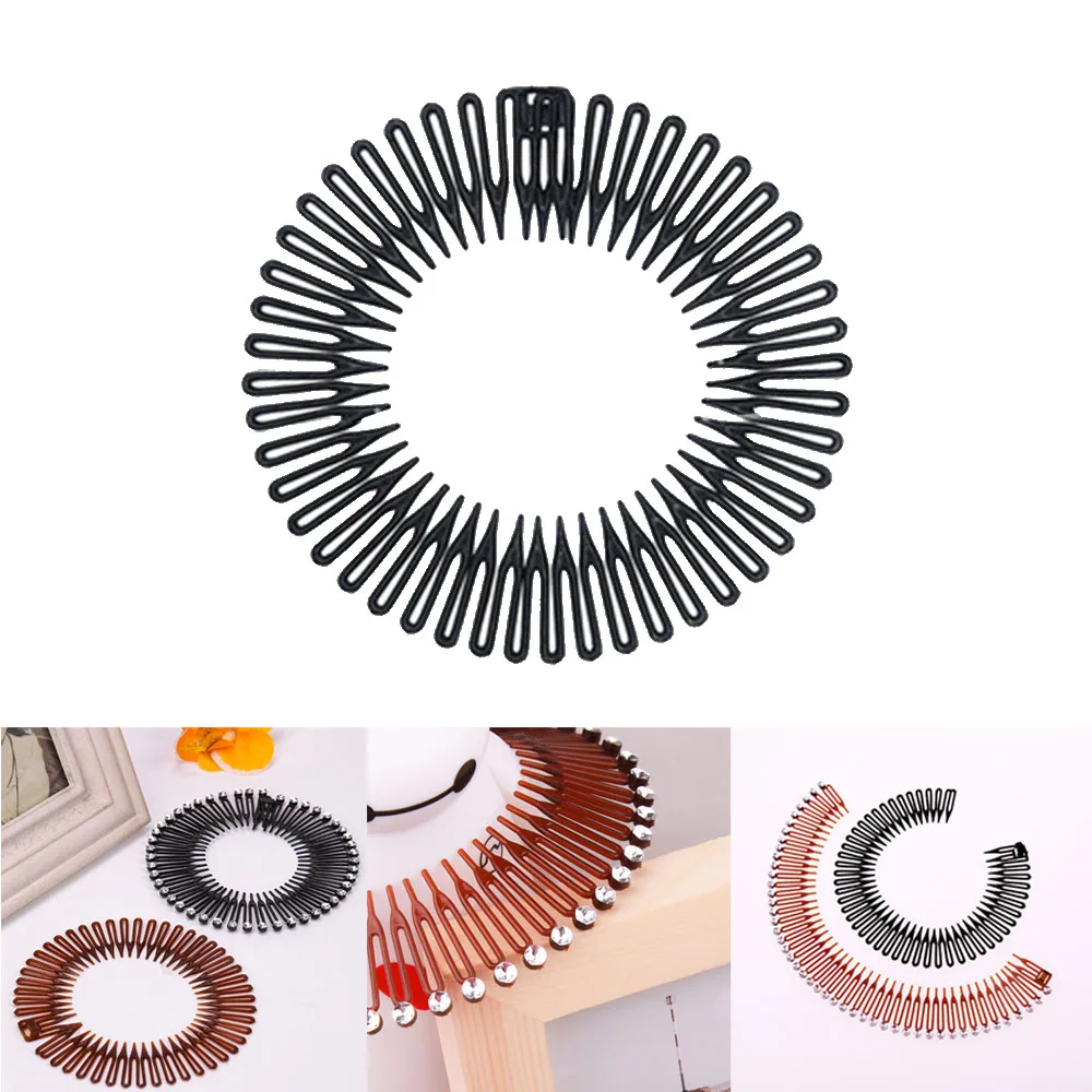 1 шт. гибкая пластиковая расческа повязка для волос|Расчески| |