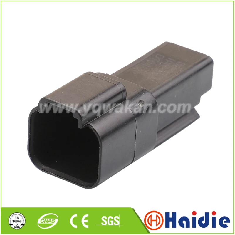 

2 комплекта 2-контактный автомобильный пластиковый корпус водонепроницаемый штекер жгута проводов Штекерный разъем DT04-2P