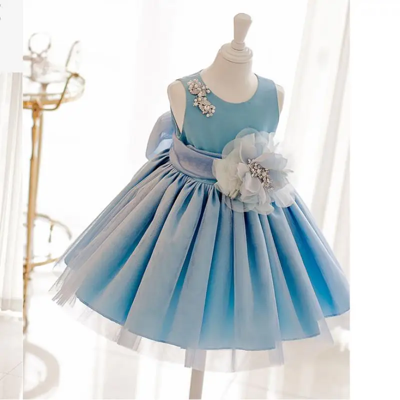 Детские платья для девочек одежда крещения платье вечевечерние НКИ на 1 год и