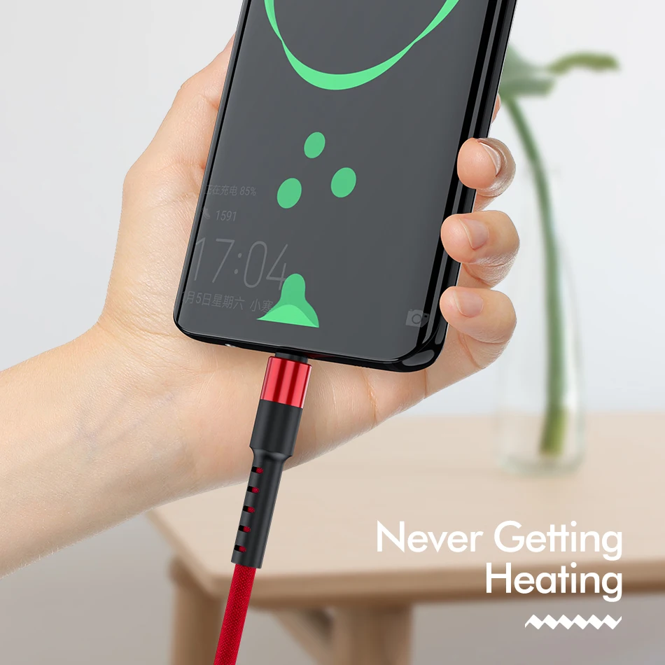 ROCK USB кабель 3A Быстрая зарядка USB кабель для передачи данных Xiaomi Redmi Note 7 QC 3,0 type-C провод для мобильного телефона samsung S10