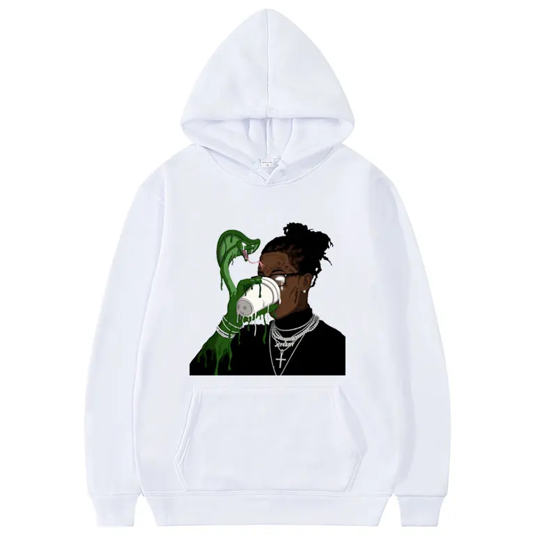 

Trap Rap Young Thug Print Hoodie Hip Hop Style Streetwear Men Personality Hoodies Women Loose Sweatshirt Comfortable Clothes