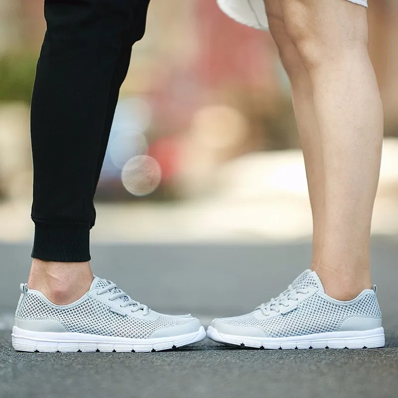 Новая дышащая мужская обувь повседневные модные летние кроссовки легкая