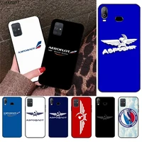 aeroflot aviation russe phone case for samsung galaxy a21s a01 a11 a31 a81 a10 a20e a30 a40 a50 a70 a80 a71 a51
