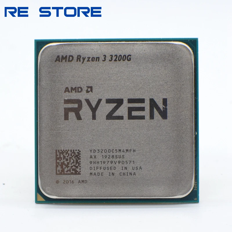 AMD Ryzen 3 3200G R3 6 ГГц четырехъядерный четырехпоточный процессор 65 Вт L3 = 4M YD3200C5M4MFH