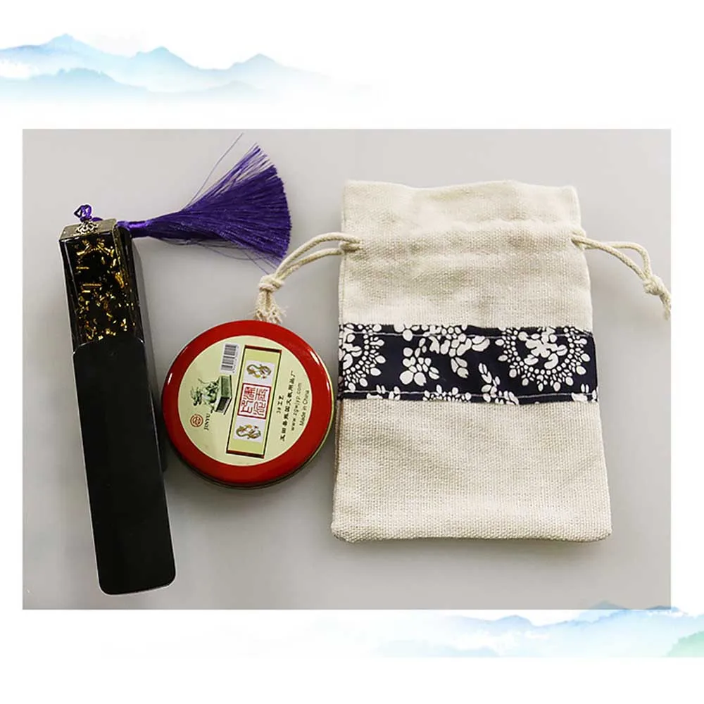 

Индивидуальные деревянные уплотнения в китайском стиле, Классическая Смола, искусственная смола с кисточкой, для друзей, учеников, день рож...