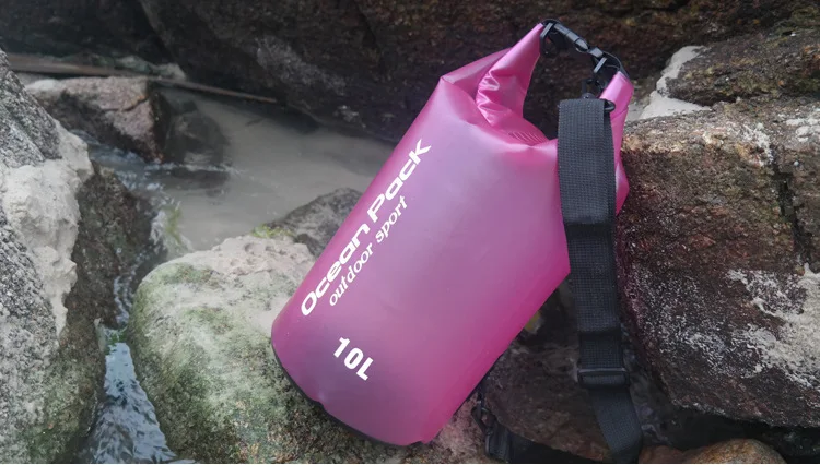 2L 5L 10L полупрозрачная водонепроницаемая сумка для хранения сухая сумка для плавания сумка для каноэ каяк Рафтинг Спорт на открытом воздухе кемпинг речной трекинг