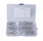 120 шт набор автомобиля смешанные алюминиевые заклепки открытые купольные заклепки 3,2 мм 4 мм 5 мм