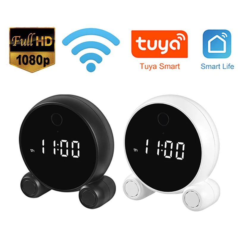 

Tuya Mini Camera Surveillance HD1080P Smart Alarm Clock Camera Recorder Security Night Vision Motion Detect IP Wifi Micro Camera