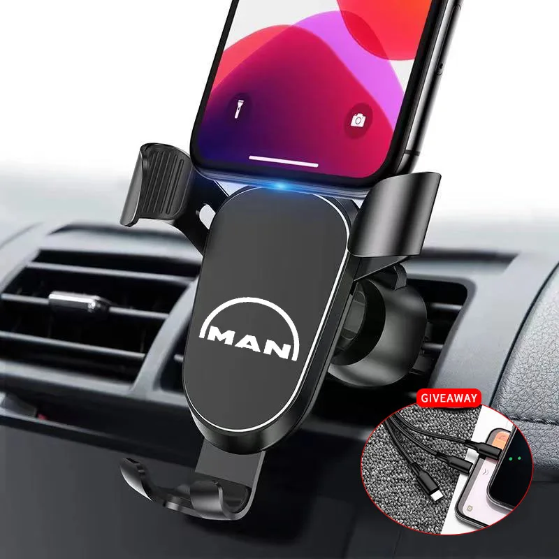 

Holders for phones Car Air Outlet-Holder Car Navigation Mobile Phone Holder for MAN TGX TGM TGATGS TGE car accessories interior