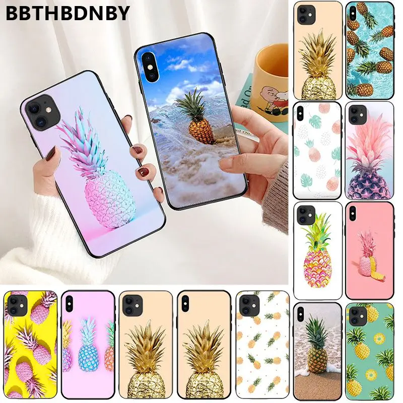 Чехол для телефона цветной ананас сделай сам красивый чехол iPhone 11 pro XS MAX 8 7 6 6S Plus X 5