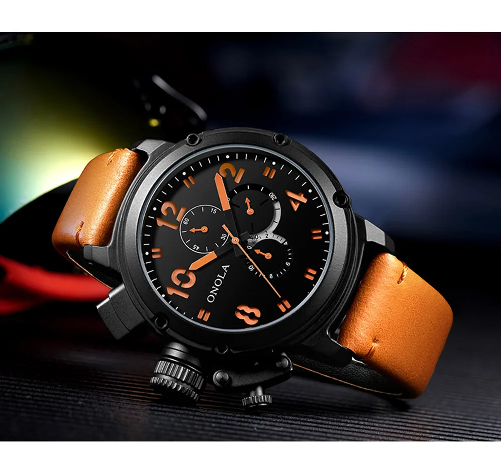 

ONOLA ON6816 New Fashion Casual Sports Automatic Mechanical Watch Trend Multifunctional Waterproof Brand