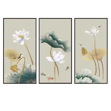 Новый китайский настенный стикер для гостиной ТВ фон украшения стен макет и