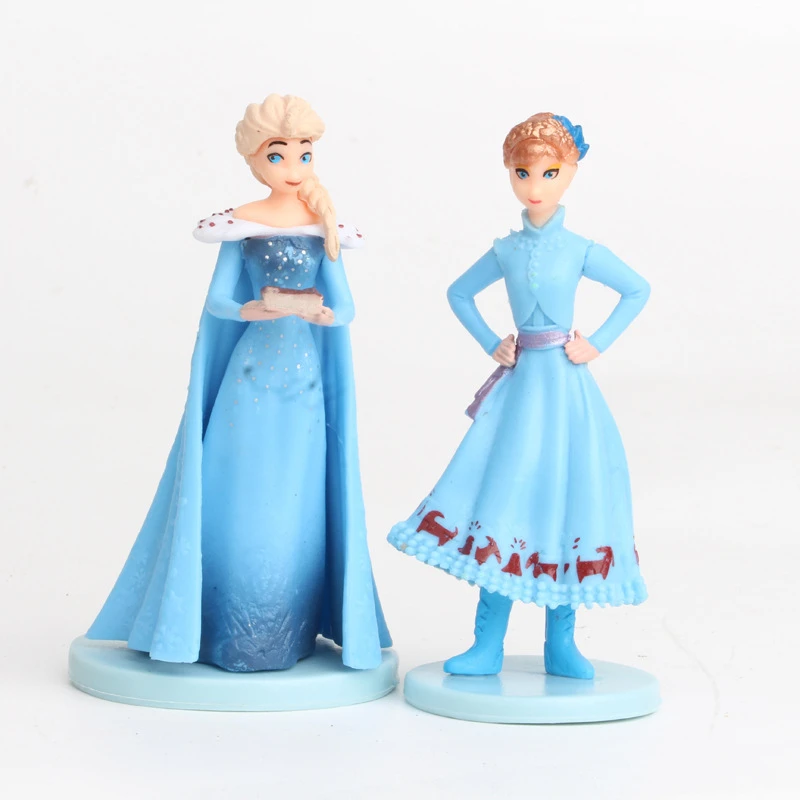 Новая Модель: 2 Disney Принцесса Рисунок Модель игрушки куклы 7-10 см с изображением