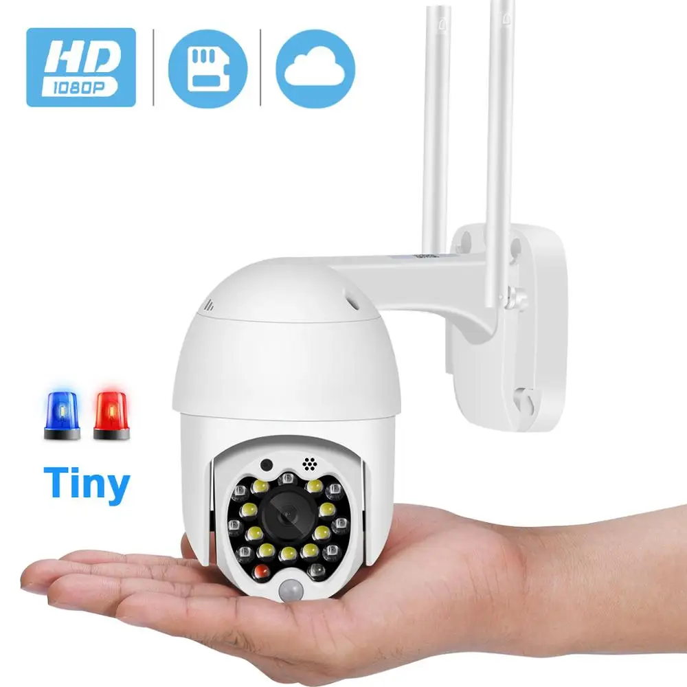 Besder 1080P Мини PTZ WiFi камера с автоматическим отслеживанием 4X Zoom 2MP Беспроводная ip