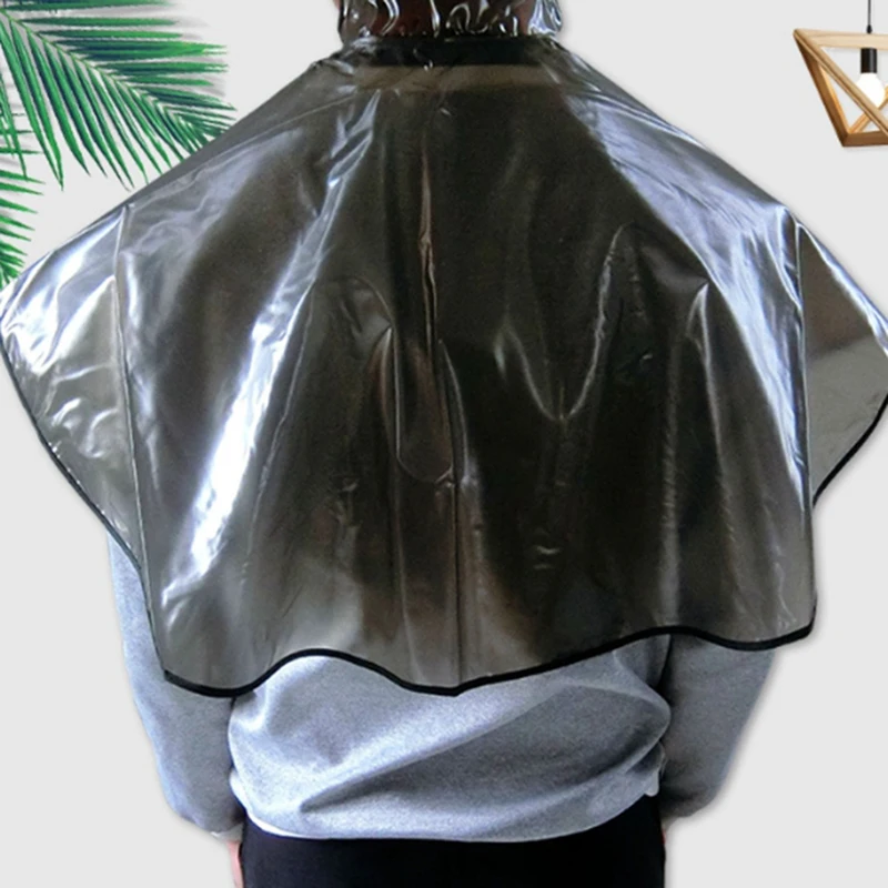 

Hair Salon Professional Hot Dyeing Shawl Beauty Barber Shop PVC Shawl Hairdressing Cloth Waterproof Shawl Tools