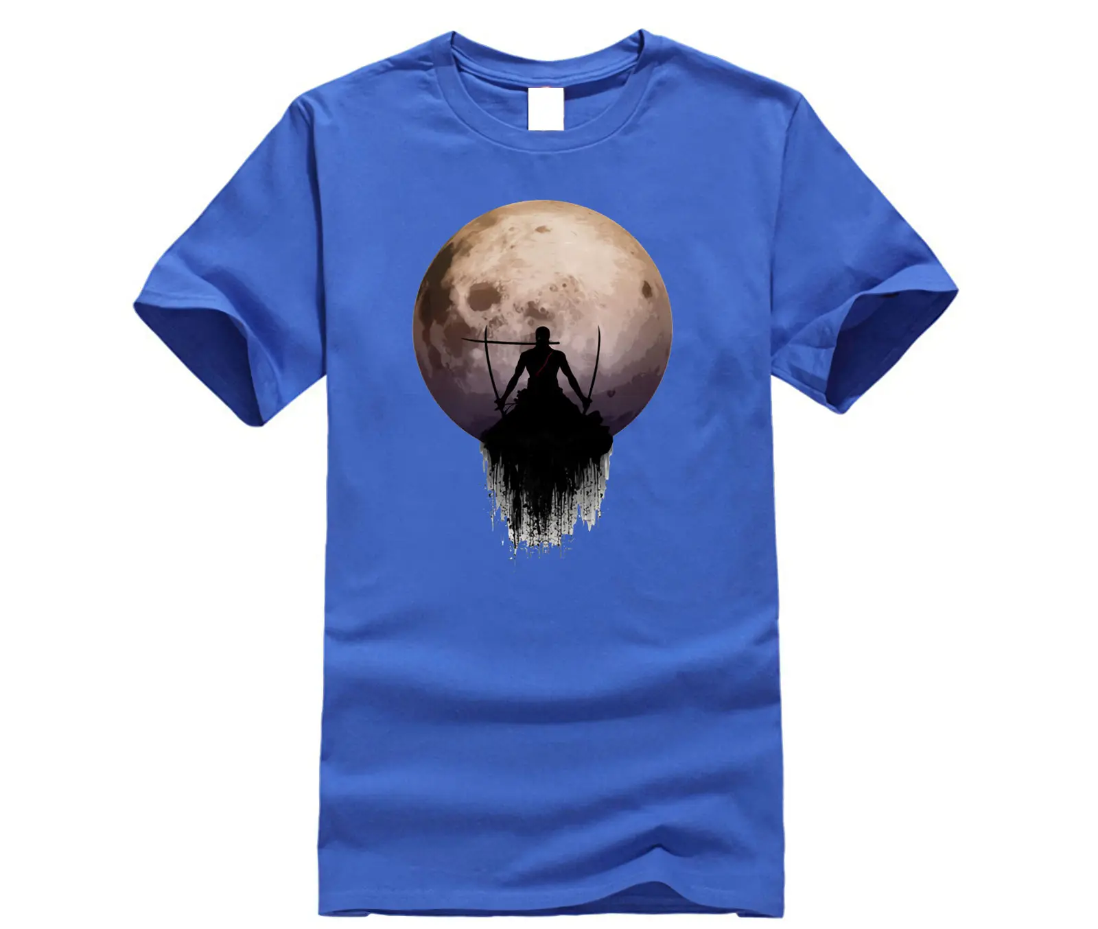 Мужская футболка с 3D принтом Луны Roronoa Zoro в стиле санторью 3 мечи одна штука одежда