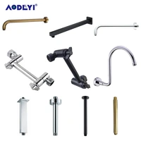 brass shower arm head holder black g12 extension wall ceiling mounted fixed pipe for set bracket bar brushed gold accessories