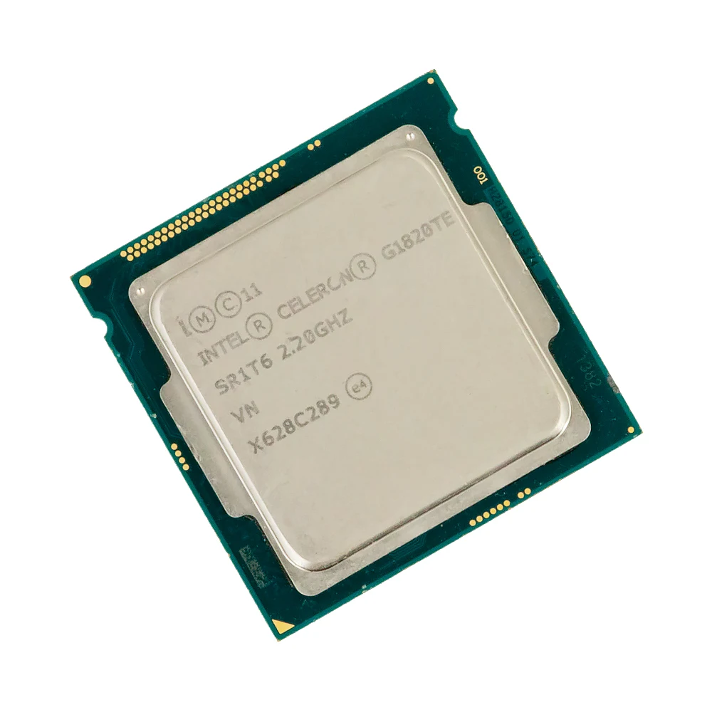 Двухъядерный процессор Intel Celeron G1820TE для настольных ПК 1820TE 2,2 ГГц 2 Мб Кэш L3 LGA 1150 сервер используется процессор