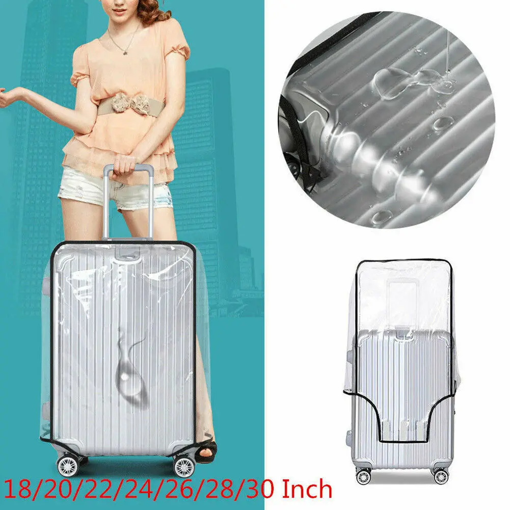 

Universal Waterproof PVC Luggage Cover Suitcase Protective Anti Scratch Translucent Bag Travel