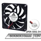 10 шт.лот Gdstime DC 12 В 80 мм 80x80x10 мм бесщеточный осевой охлаждающий вентилятор для корпуса компьютера 8 см 8010 с вентилятор для охлаждения процессора ПК ноутбука