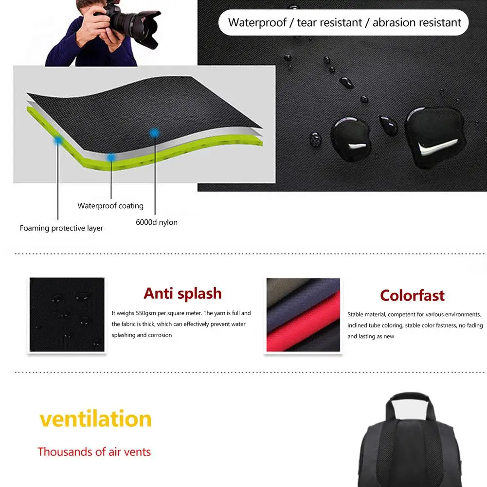 storage bag for camera waterproof outdoor backpack for video digital camera dslr lens carrying travel case for nikon canon free global shipping