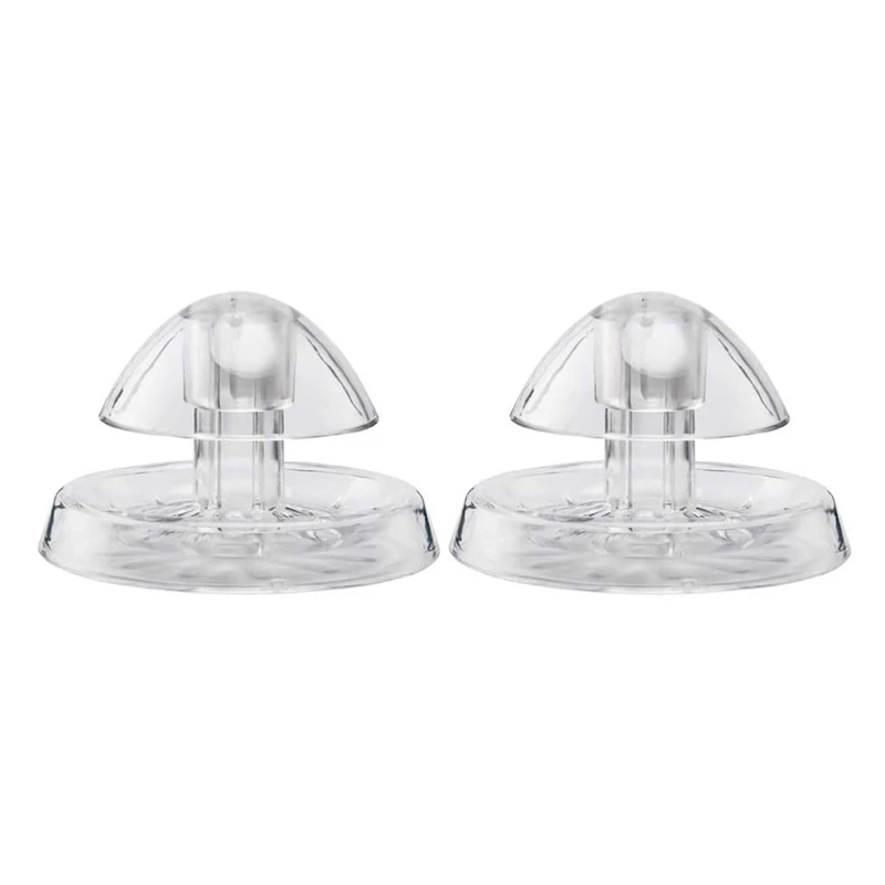 

2 Pcs Snail Trap for Fish Tank Aquarium Plastic Clear Snail Trap Aquarium Plants Planarian Leech Catcher 6cm