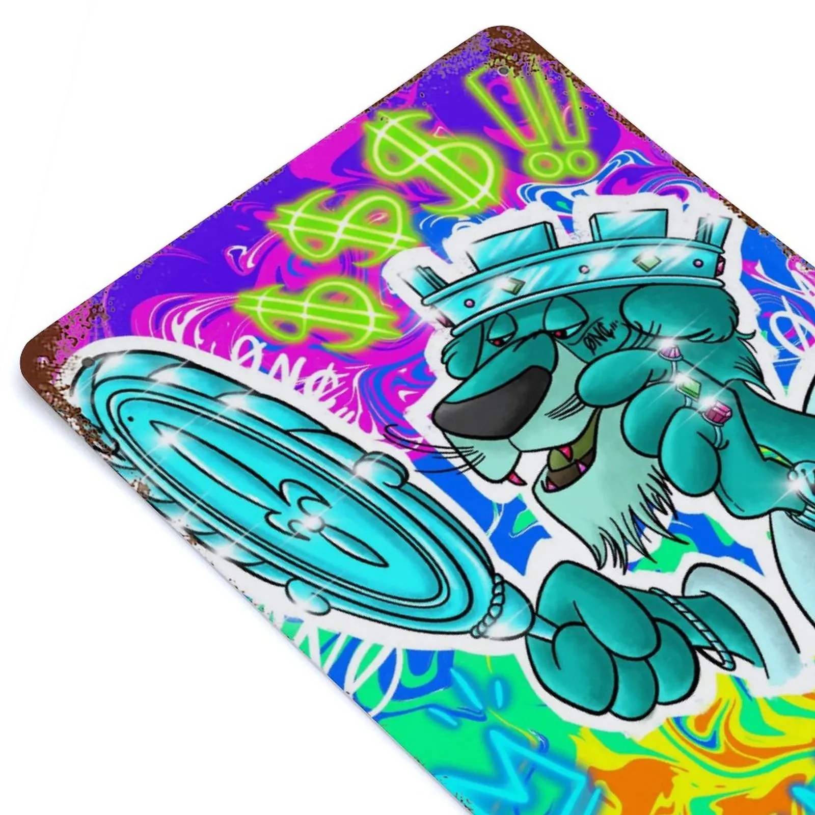 

BLUE ICE Printed Retro Metal Poster Home Wall Decoration Tin Sign Plaque