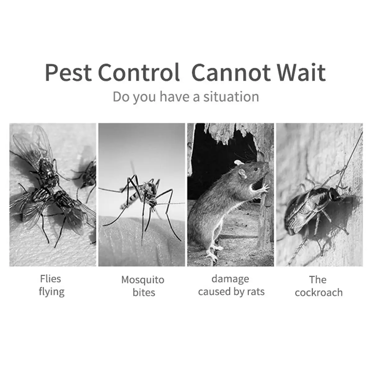 

Enhanced Version Electronic Cat Ultrasonic Anti Mosquito Insect Repeller Rat Mouse Cockroach Pest Reject Repellent