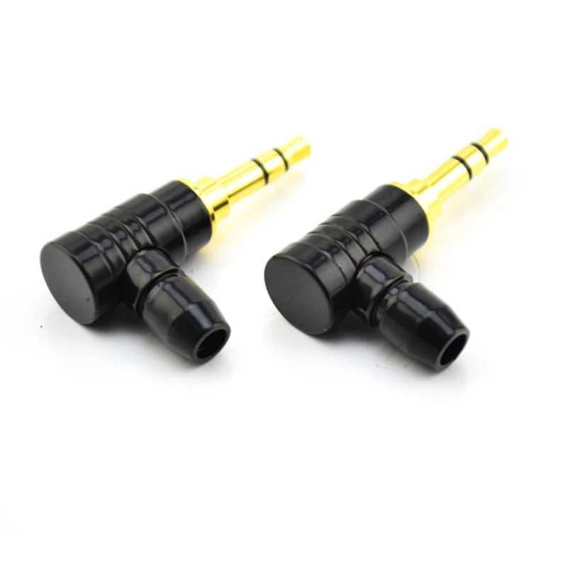 OEM/ODM 3.5mm 90 degree Stereo Male Plug ,Audio Connector plug,DIY Solder adapter plug