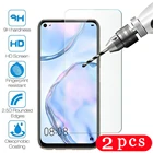 2 шт. 9H закаленное стекло для huawei P40 pro plus P40 lite E P30 P20 pro Защитная пленка для экрана смартфона на стекло