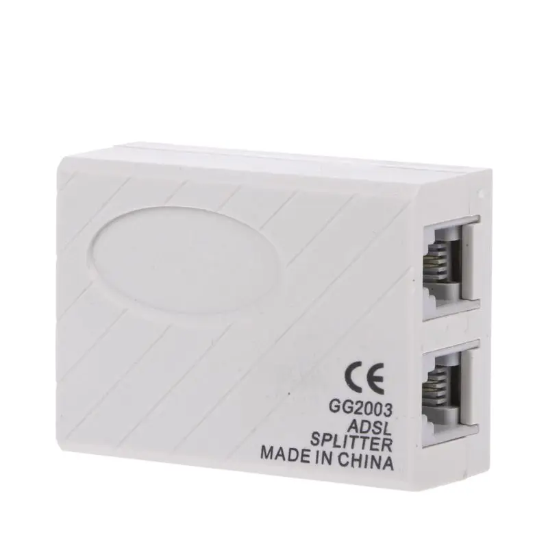 

5 шт./лот телефонный RJ11 линия ADSL модем Микро-фильтр сплиттер Прямая поставка